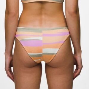 NWT Prana Gemma Reversible Swimsuit Bottoms Wave Stripe Size Medium